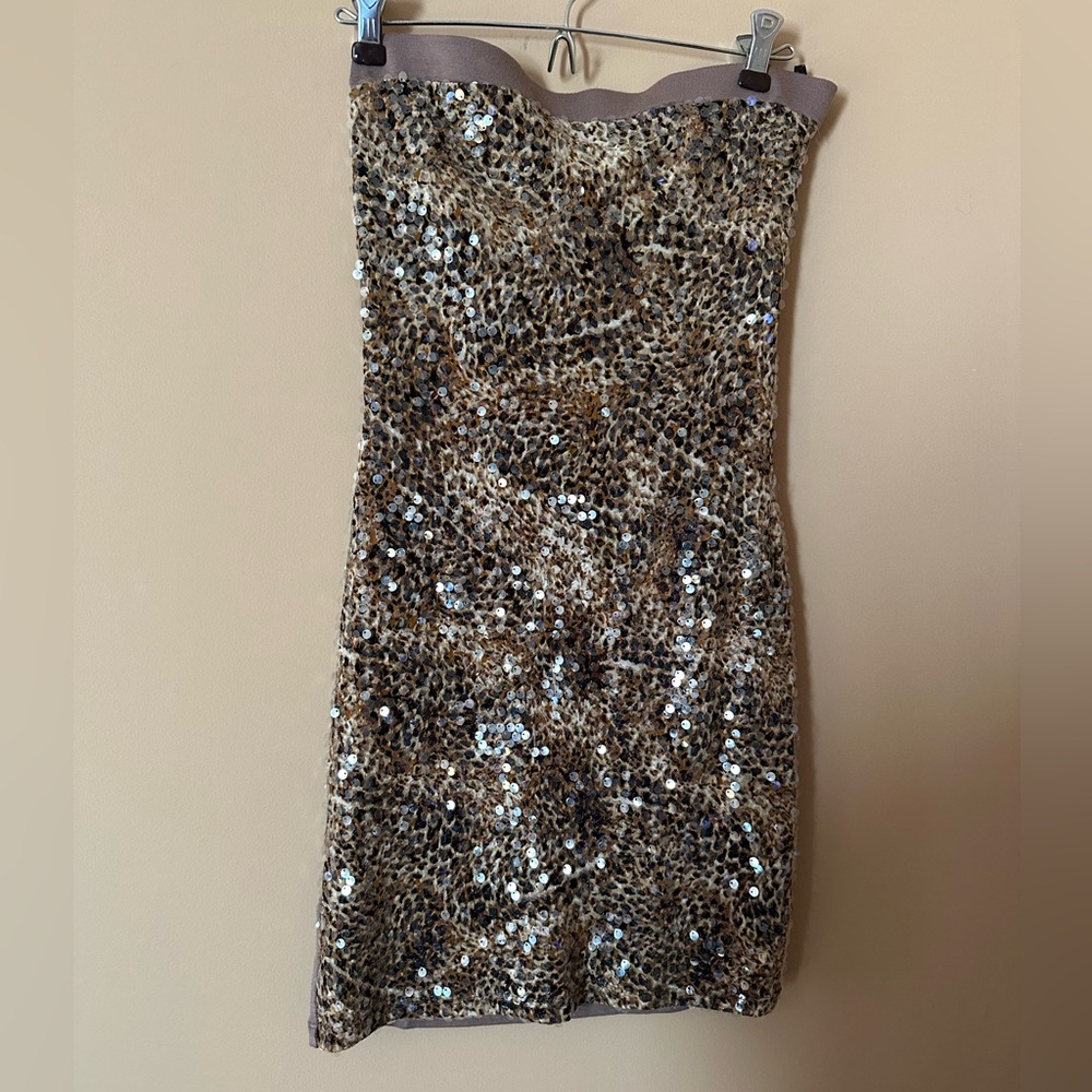 Sexy strapless dress